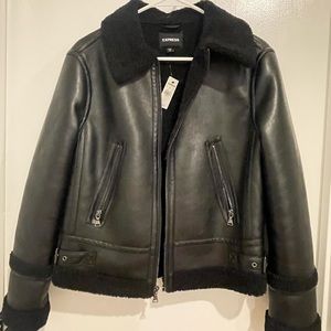 EXPRESS - leather jacket! It might be great for this season!!